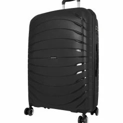 Koffer Denver, schwarz in Größe L 76x51x30cm