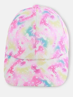 Mädchen Cap mit Glitzerstoff