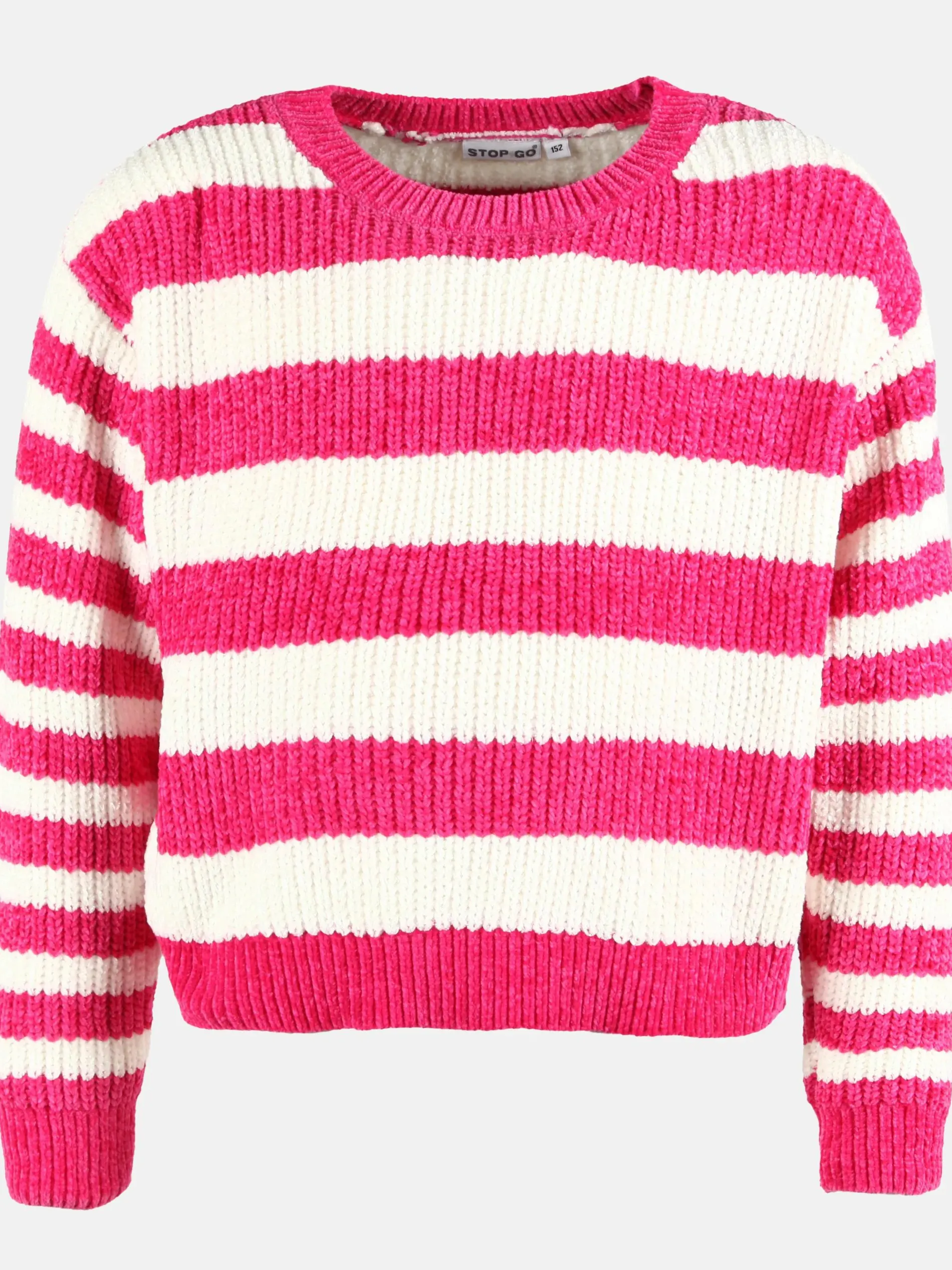 Mädchen Chenille Pullover mit Streifen