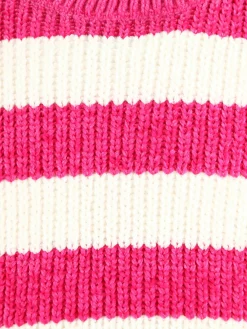 Mädchen Chenille Pullover mit Streifen