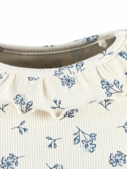 Mädchen 2er Pack Longsleeves in Rippoptik