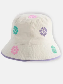 Mädchen Fischerhut mit Blumen