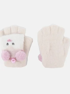 Mädchen Handschuhe mit Stickerei