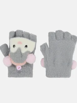 Mädchen Handschuhe mit Tiergesicht