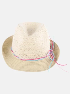 Mädchen Hut mit Baumwollspitze