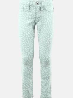 Mädchen Jeans mit Alloverprint