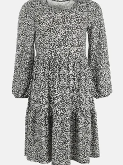 Mädchen Kleid mit Alloverprint