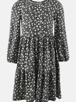 Mädchen Kleid mit Alloverprint