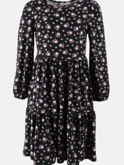 Mädchen Kleid mit Alloverprint