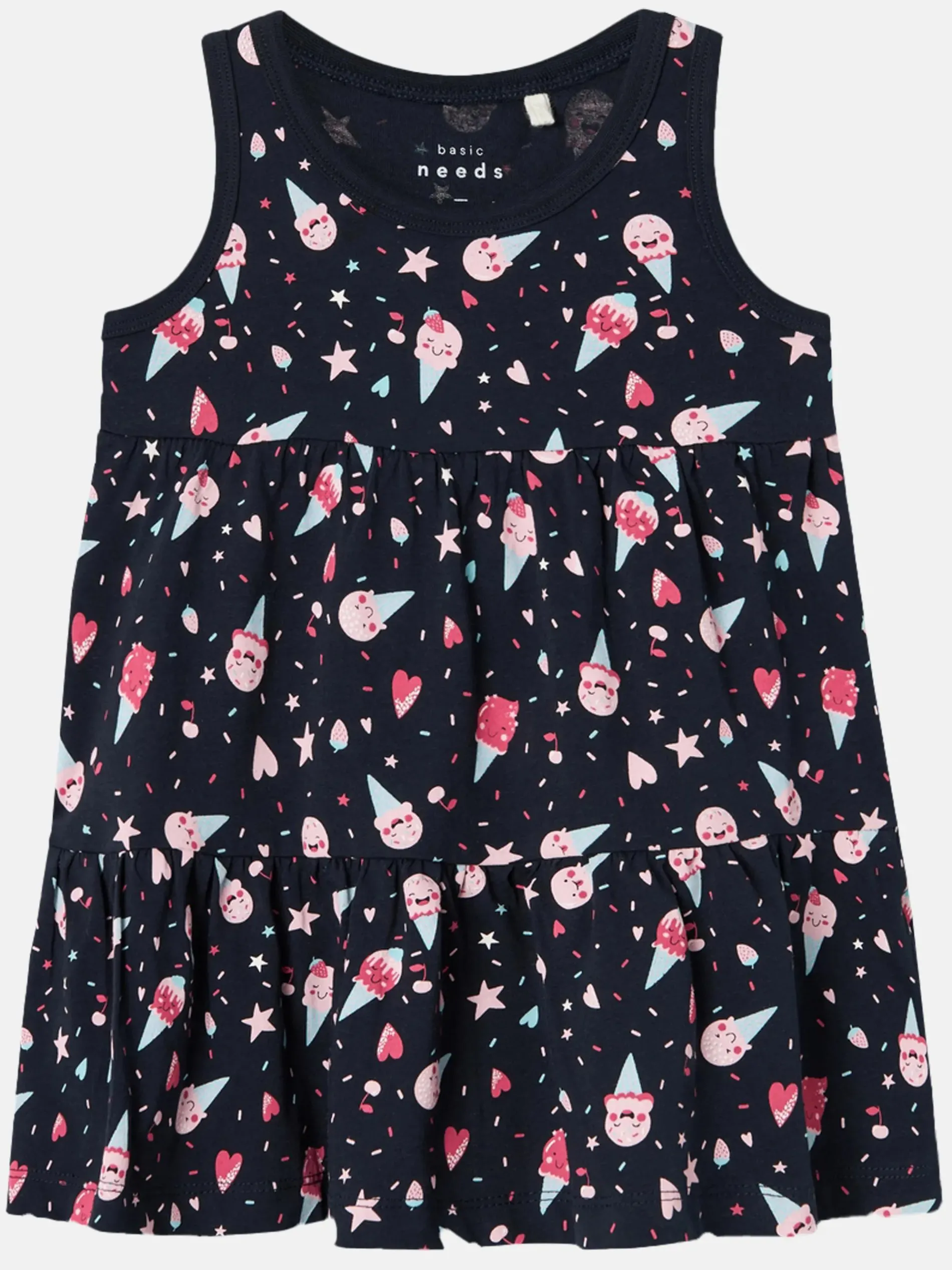 Mädchen Kleid mit Minimalprint
