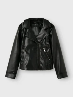 Mädchen Kunstlederjacke