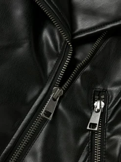 Mädchen Kunstlederjacke