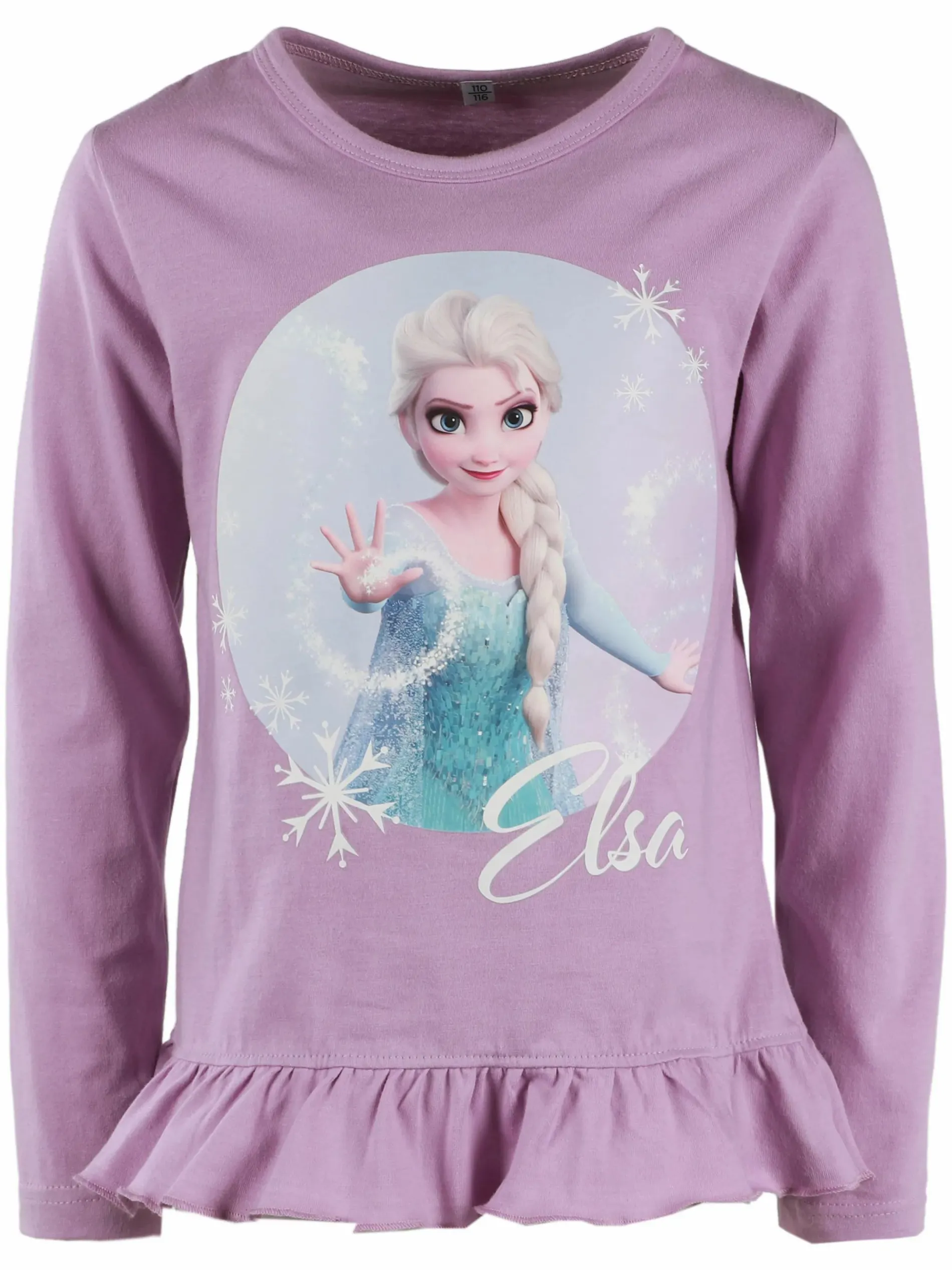 Mädchen Langarmshirt mit Frozen Motiv