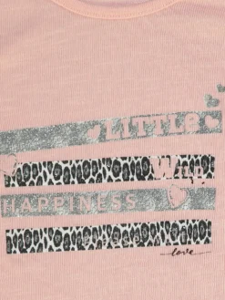 Mädchen Langarmshirt mit Glitzerprint