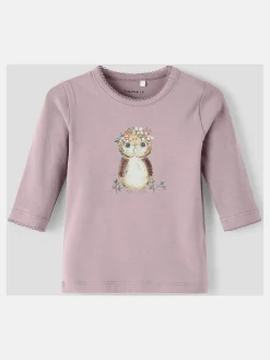 Mädchen Langarmshirt mit Print