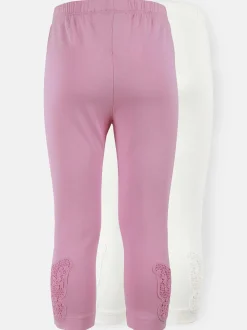 Mädchen Leggings im 2er Pack mit Schmetterlingseinsatz