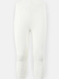 Mädchen Leggings im 2er Pack mit Schmetterlingseinsatz