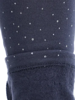 Mädchen Leggings mit Glitzerpunkten
