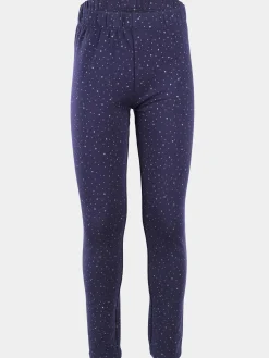 Mädchen Leggings mit Glitzerpunkten