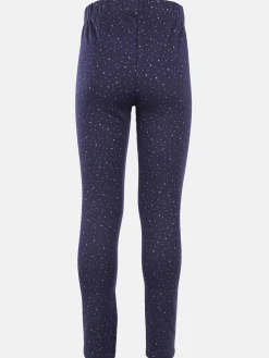 Mädchen Leggings mit Glitzerpunkten