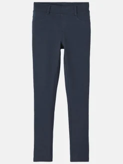 Mädchen Leggings mit Gürtelschlaufen und Taschen