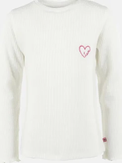 Mädchen Longsleeve in Ripp