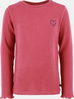 Mädchen Longsleeve in Ripp