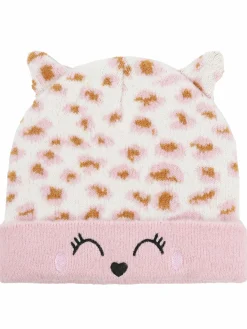 Mädchen Mütze mit aufgesticktem Gesicht