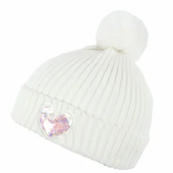 Mädchen Mütze mit Glitterpatch