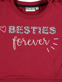 Mädchen Pullover mit Rüschenbesatz am Ärmel