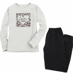 Mädchen Pyjama mit Frontprint