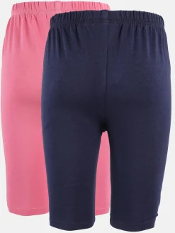 Mädchen Radler Leggings im Doppelpack