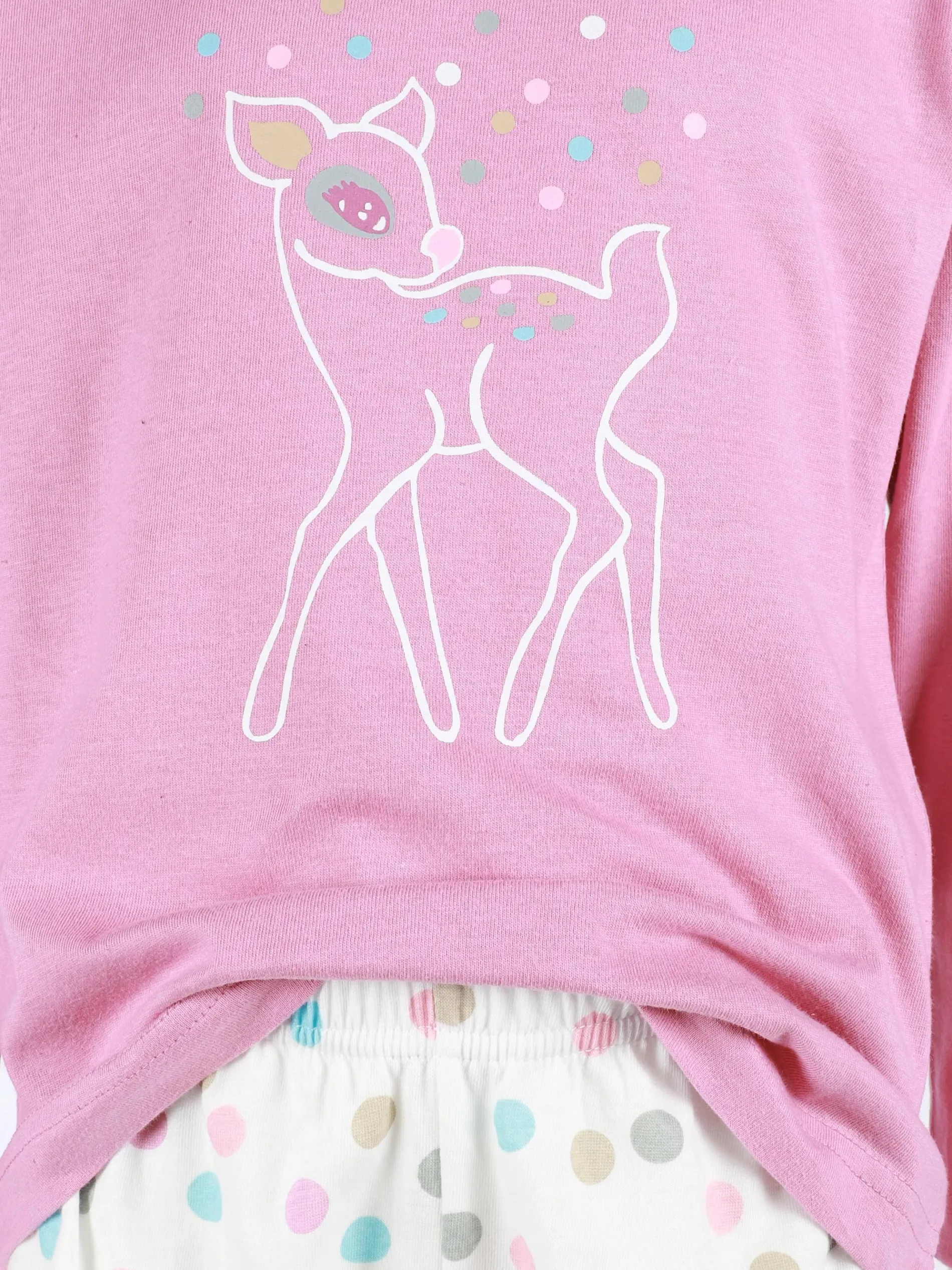 Mädchen Schlafanzug mit Frontprint