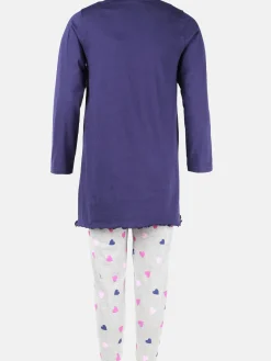 Mädchen Schlafanzug mit Herzchen