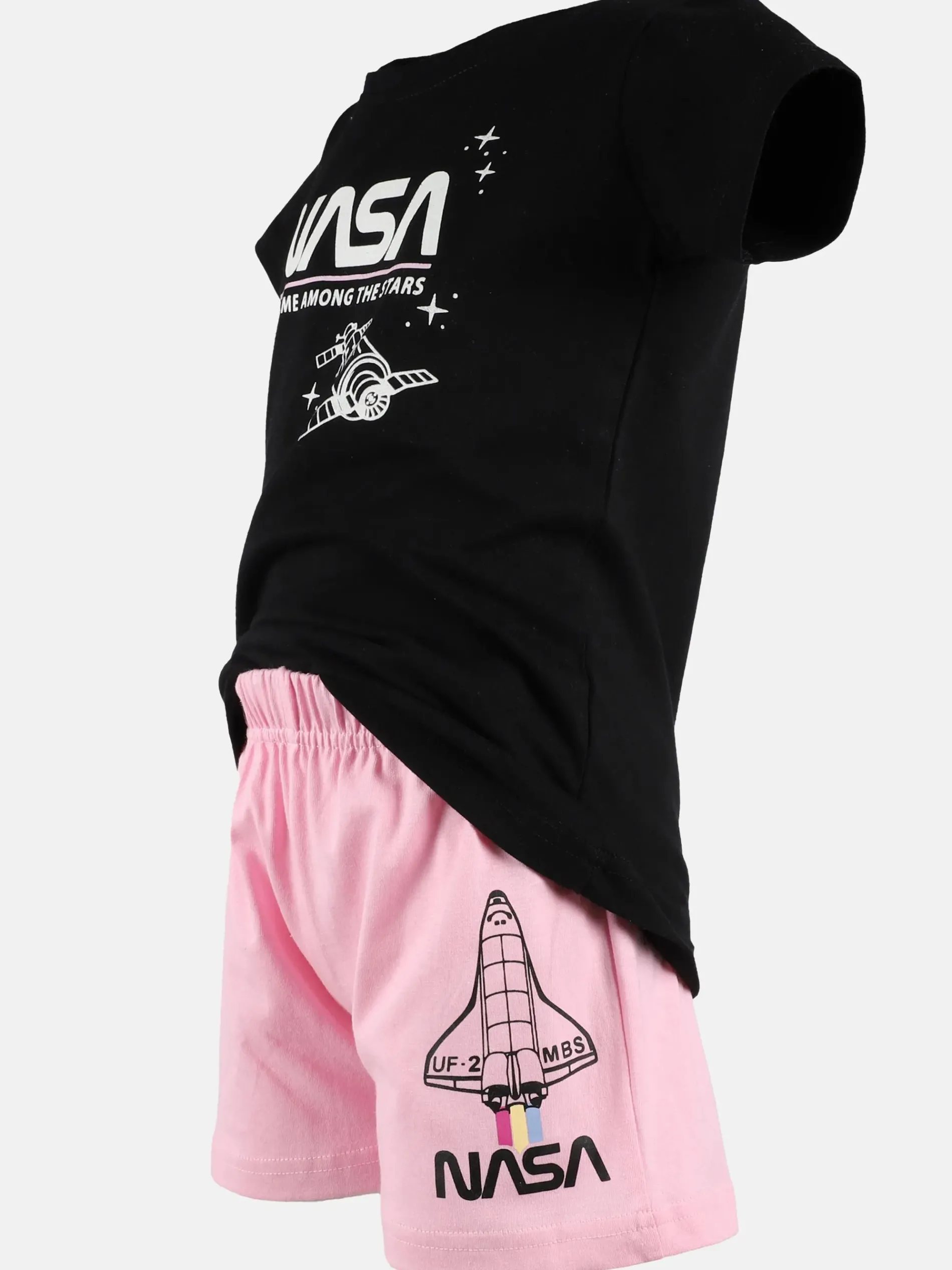 Mädchen Schlafanzug mit leuchtendem Nasamotiv