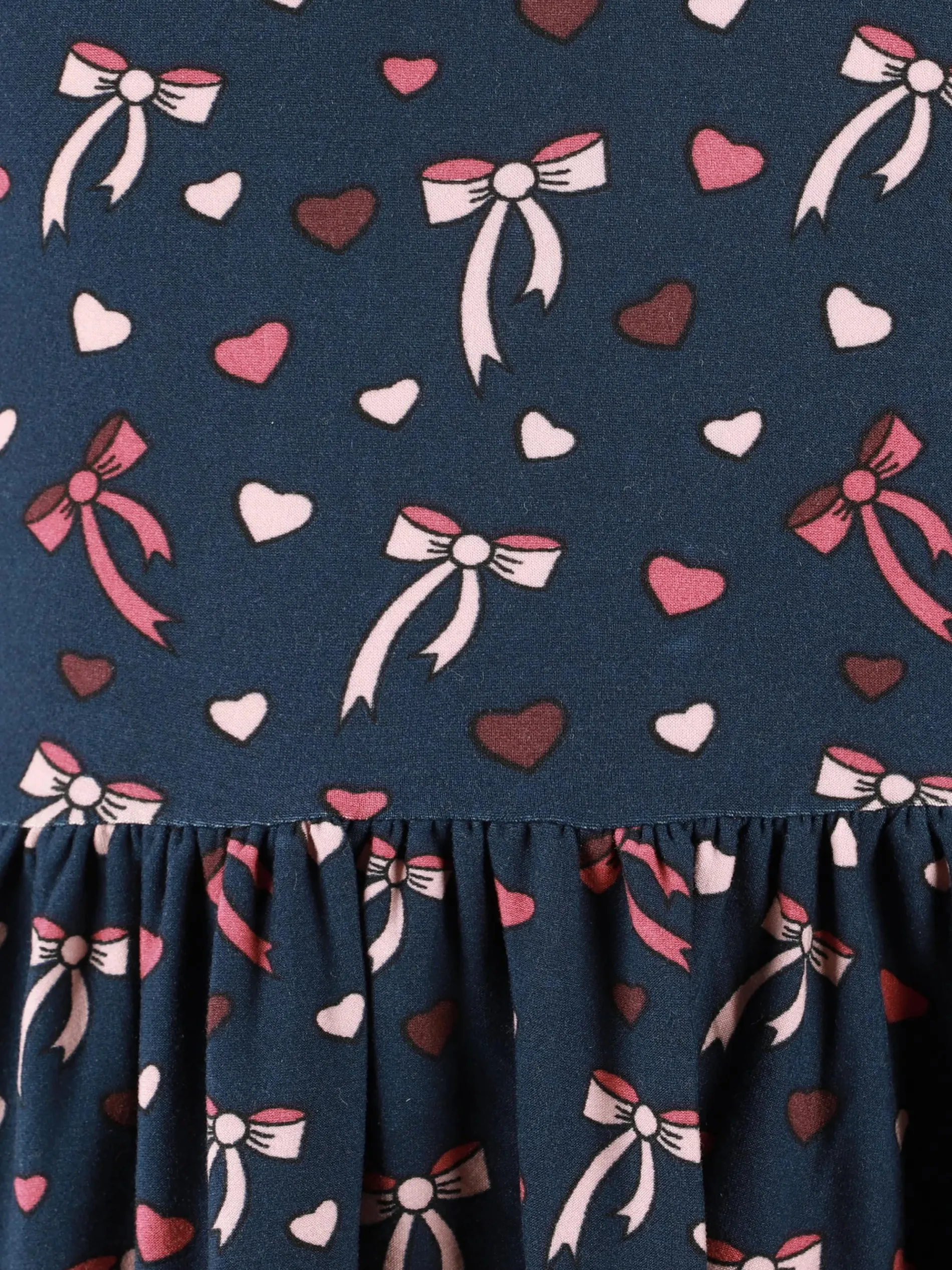 Mädchen Shirtkleid mit Alloverprint