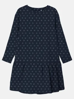 Mädchen Shirtkleid mit Alloverprint