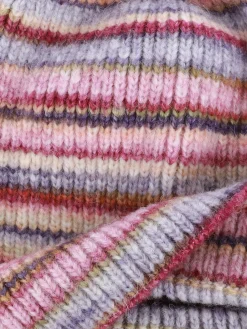 Mädchen Strickmütze mit Umschlag