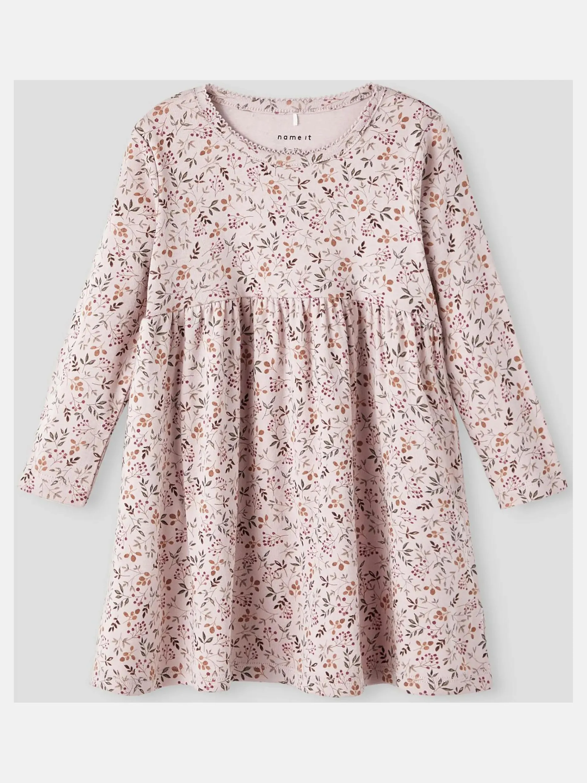 Mädchen Sweatkleid mit Alloverprint