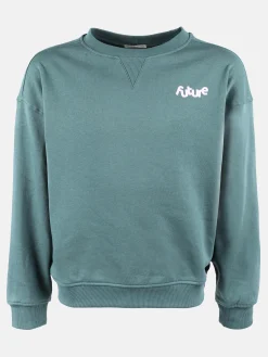 Mädchen Sweatshirt mit kleinem Print