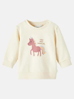 Mädchen Sweatshirt mit Print