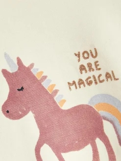 Mädchen Sweatshirt mit Print