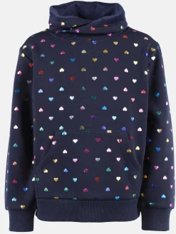 Mädchen Thermo-Sweaty mit Metallicprint