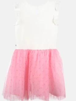 Mädchen Tüllkleid mit Glitzerprint und Wendepailletten