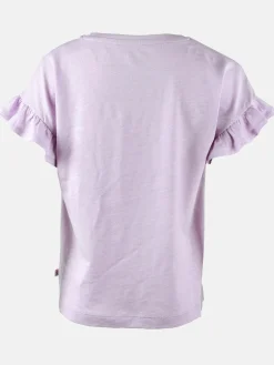 Mädchen T-Shirt mit Print und Pailletten