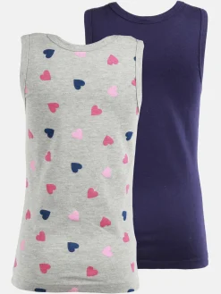 Mädchen Unterhemden im 2er Pack