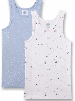 Mädchen Unterhemden im 2er-Pack