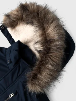 Mädchen Winterjacke mit Kapuze