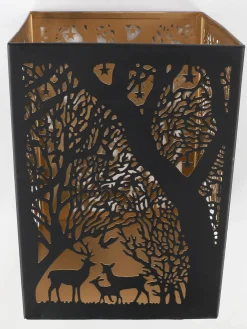 Metall Laterne mit Motiv 14x14x20cm