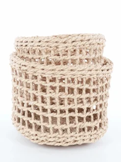 Naturkörbe im 2er Pack, 18x14cm und 16x12cm